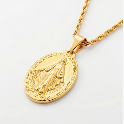 COLGANTE VIRGEN+ CORDÓN GRATIS